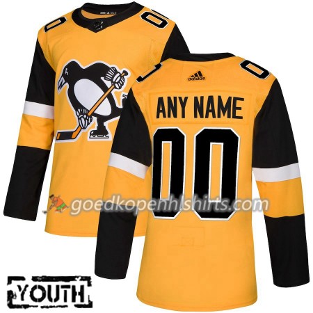Pittsburgh Penguins Custom Adidas 2018-2019 Alternate Authentic Shirt - Kinderen